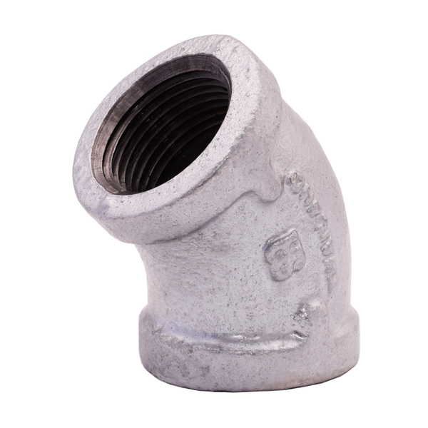 Legend Valve 1/8" GALVANIZED 45 ELBOW 352-020